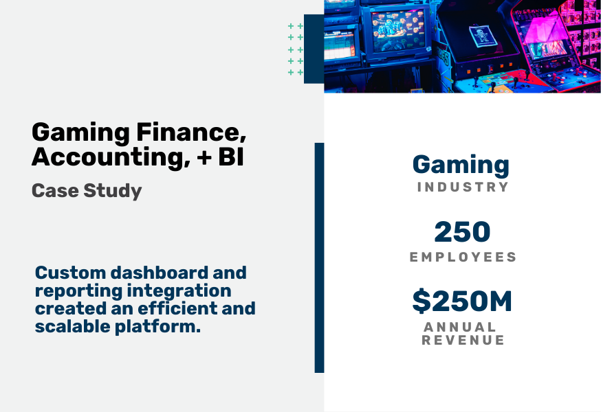 Gaming Finance, Accounting, and Power BI